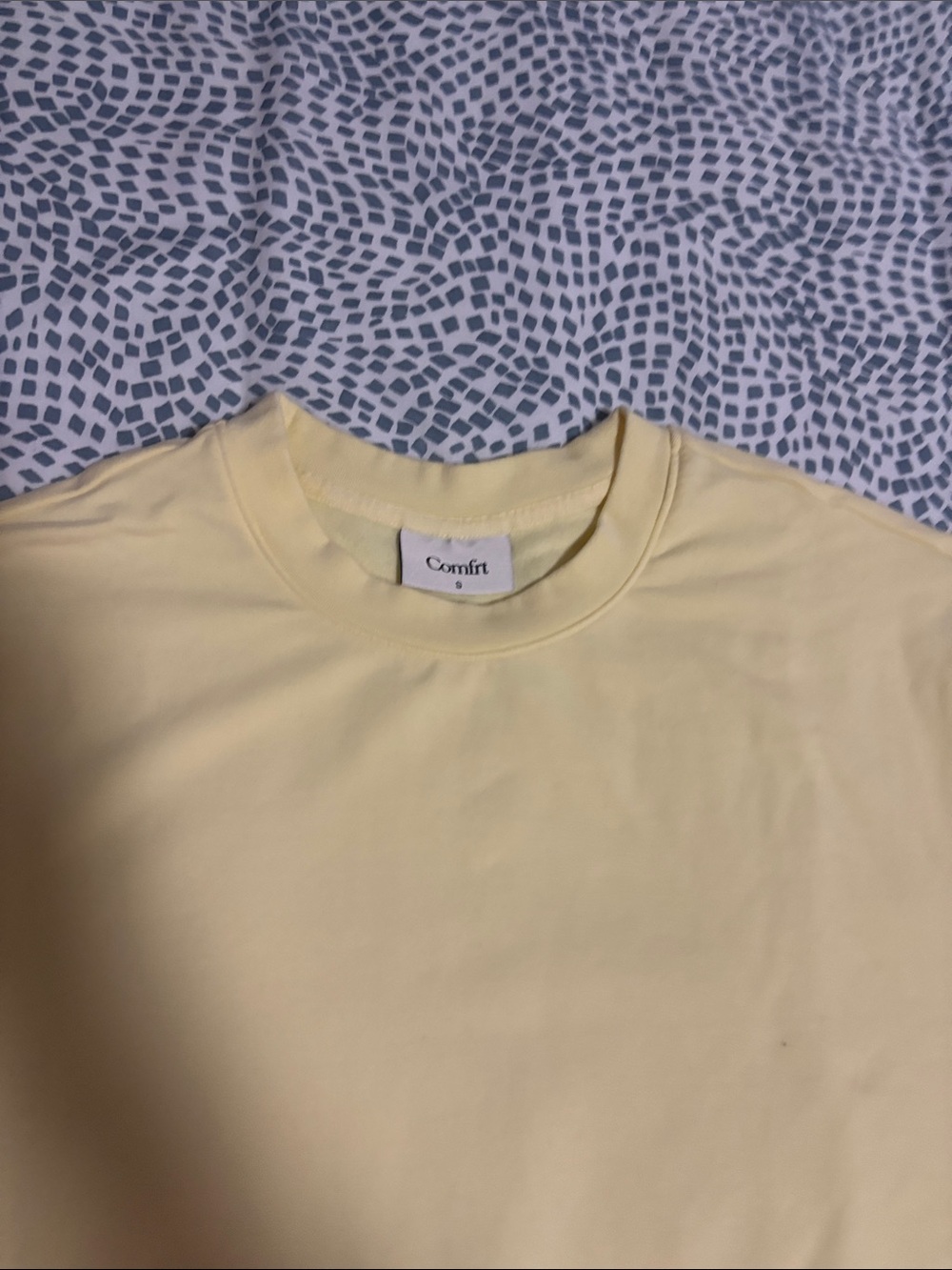 Comfrt luxe terry tee